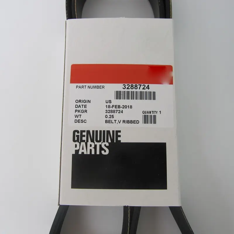 QSB5.9 Construction Machinery Diesel Engine Parts V Ribbed Belt 3288724